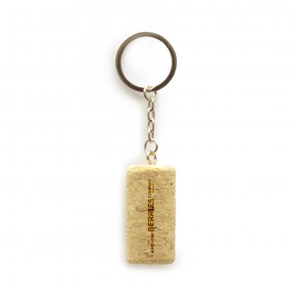 Cylinder Cork Keyring