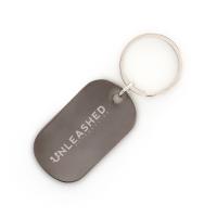 Metal Dog Tag Keyring