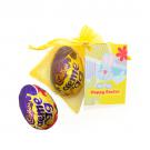 Easter Organza Bag - Crème Egg
