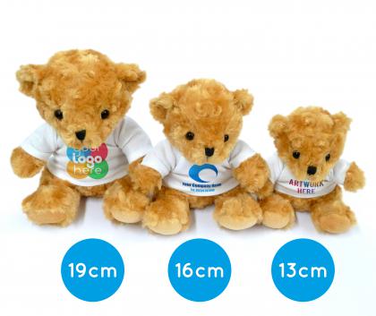 Printed Promotional 19cm Victoria Teddy Bear