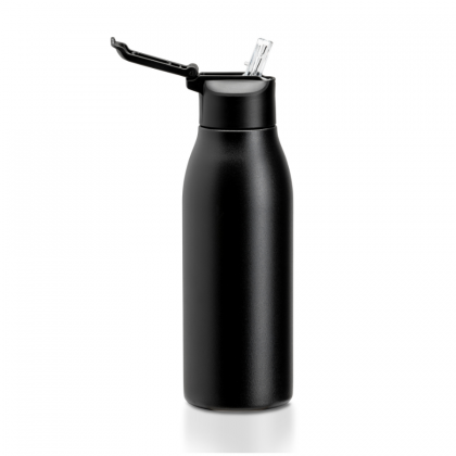 Fuel marine grade stainless steel 600ml bottle with straw