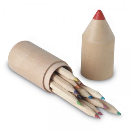 Coloret - 12 Pencils In Wooden Box