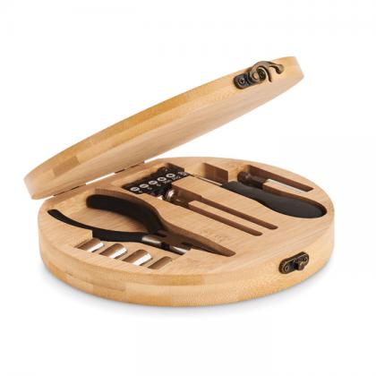 Bartlett - 15 Piece Tool Set Bamboo Case