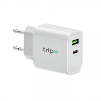 Port - 18w 2 Port Usb Charger Eu Plug