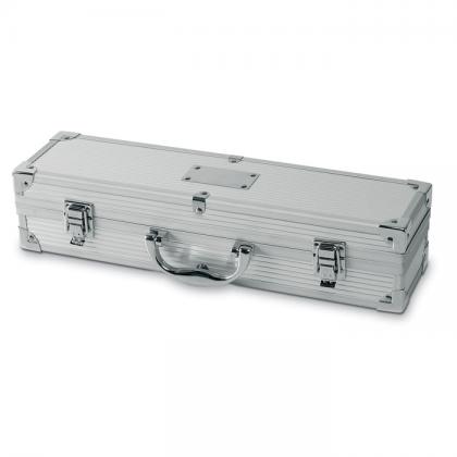 Asador - 3 Bbq Tools In Aluminium Case