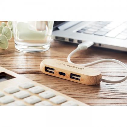 Vina C - 3 Port Usb Hub With Dual Input