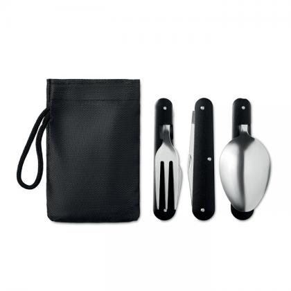 3 Service - 3-Piece Camping Utensils Set