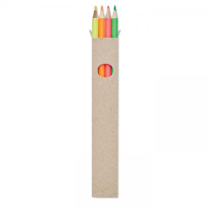 Bowy - 4 Highlighter Pencils In Box