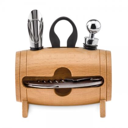 Bota - 4 Pcs Wine Set In Wooden