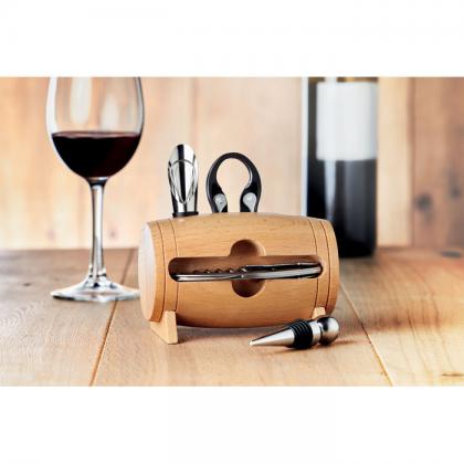 Bota - 4 Pcs Wine Set In Wooden