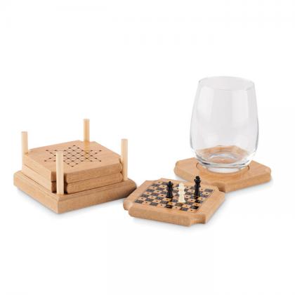 Coastgame - 4-Piece Coaster Game Set