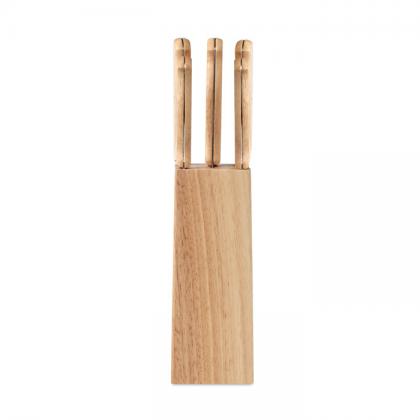 Gourmet - 5 Piece Knife Set In Base