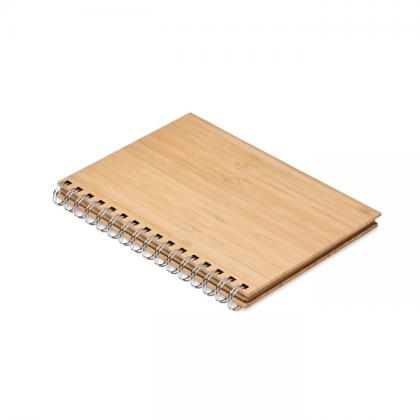 Bram - A5 Ring Bound Bamboo Notebook