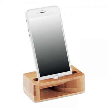 Caracol - Bamboo Phone Stand-Amplifier