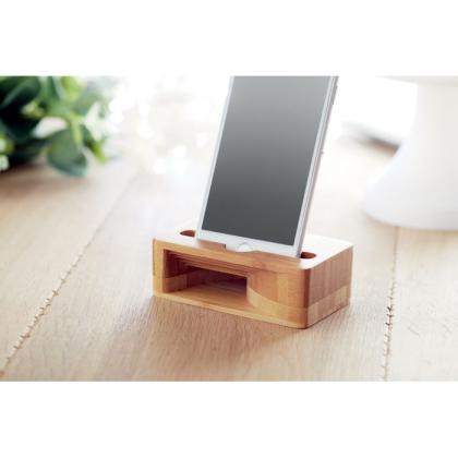Caracol - Bamboo Phone Stand-Amplifier