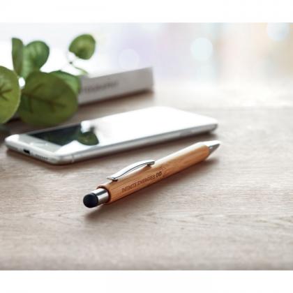 Bayba - Bamboo Stylus Pen Blue Ink