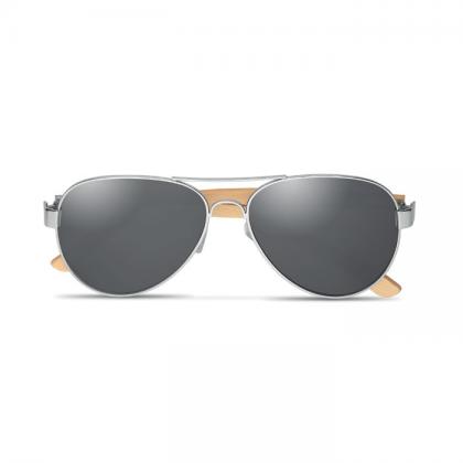 Honiara - Bamboo Sunglasses In Pouch