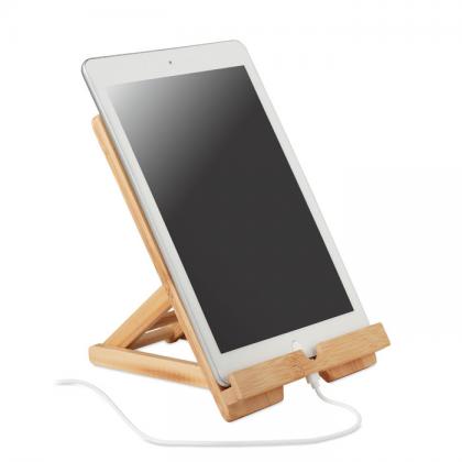 Bamboo tablet stand