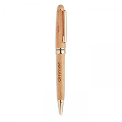 Etna - Bamboo Twist Ball Pen In Box