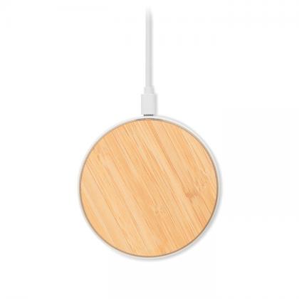 Despad + - Bamboo Wireless Charger 10w