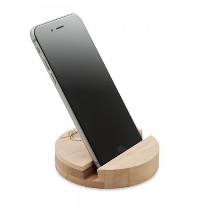 Grow Round Stand - Birch Wood Phone Stand