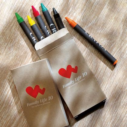 Brabo - Carton Of 6 Wax Crayons