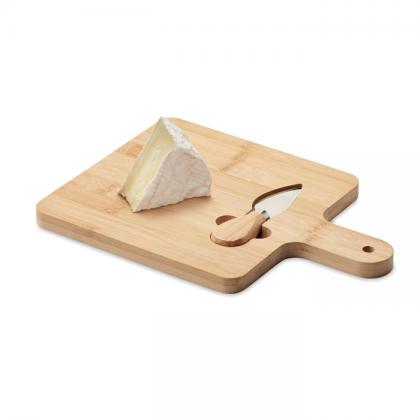 Darfield - Cheese Board Set In Bamboo