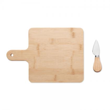 Darfield - Cheese Board Set In Bamboo