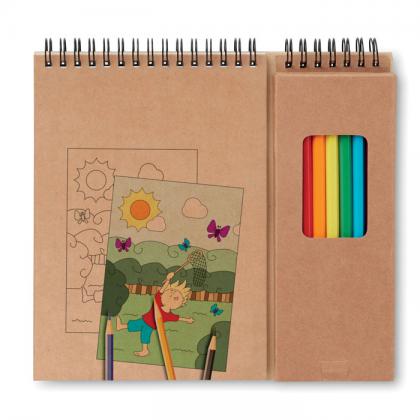 Colopad - Colouring Set With Notepad