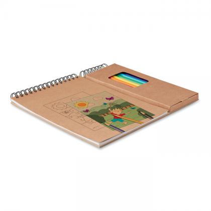 Colopad - Colouring Set With Notepad