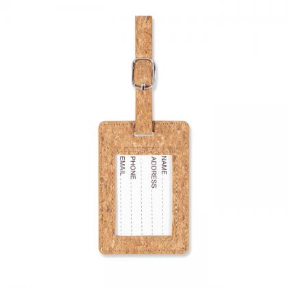 COCO - Cork luggage tag