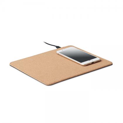 Wireless Matty - Cork Mouse Mat Charger 15w