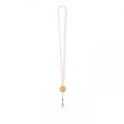 Kara - Cotton Lanyard With Metal Hook