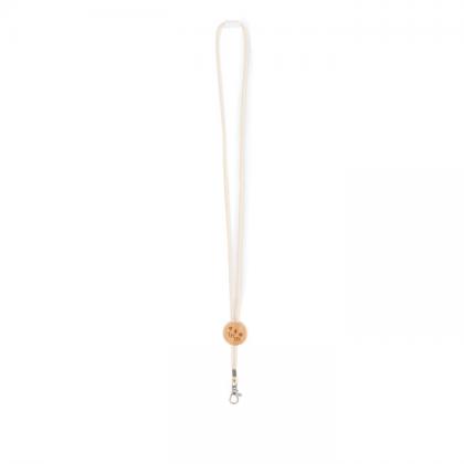 Kara - Cotton Lanyard With Metal Hook