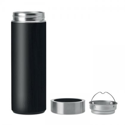 Batumi - Double Wall Bamboo Flask 400ml