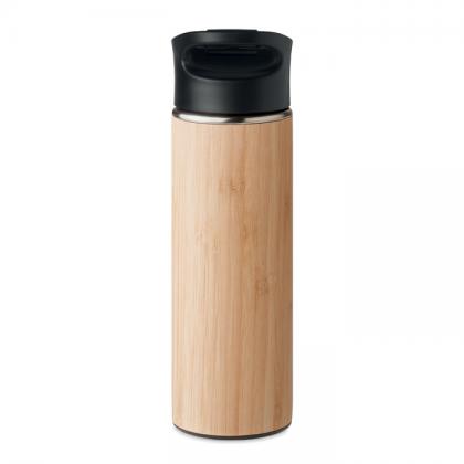 Nanda - Double Wall Bamboo Flask 450ml