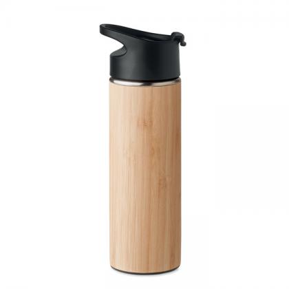 Nanda - Double Wall Bamboo Flask 450ml