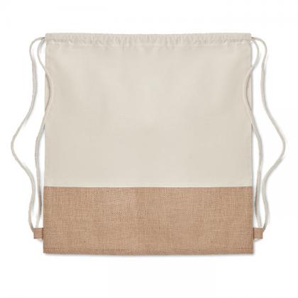 India - Drawstring Bag W/ Jute Details