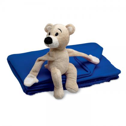 Manta - Fleece Blanket With Bear