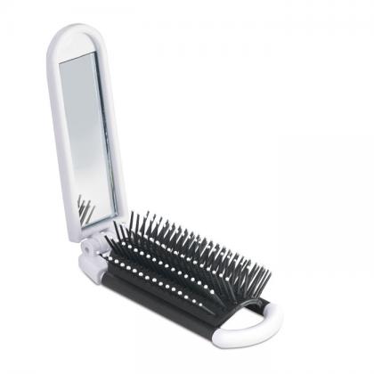 ALWAYS - Foldable hairbrush with mirror