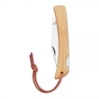 Mansan - Foldable Knife In Bamboo