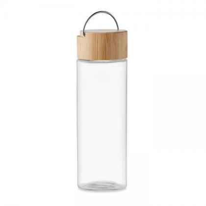 Ameland - Glass Bottle 500ml Bamboo Lid