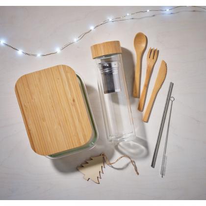 Tundra Lunchbox - Glass Lunchbox With Bamboo Lid