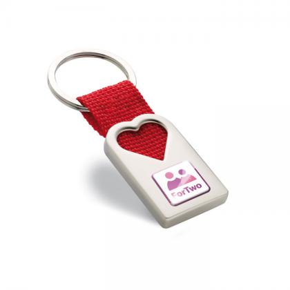 BONHEUR - Heart metal key ring