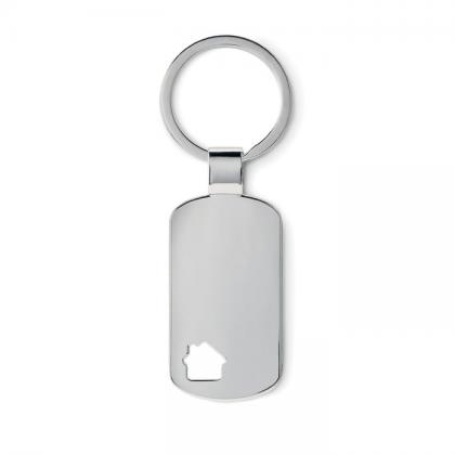 House Key - Key Ring With House Detail