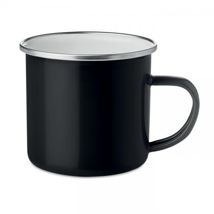 Plateado - Metal Mug With Enamel Layer