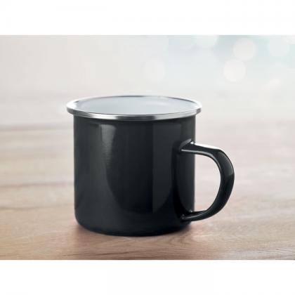 Plateado - Metal Mug With Enamel Layer