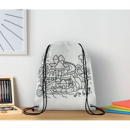 Carrydraw - Non Woven Kids Bag With Pens