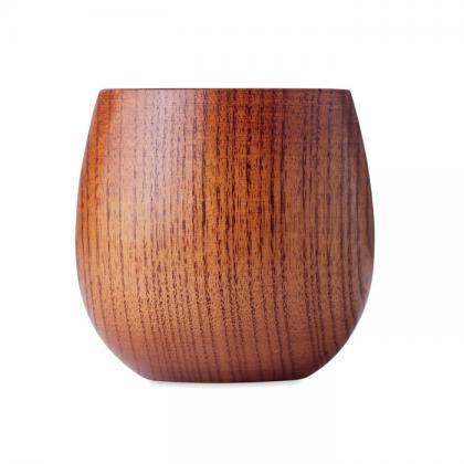 Ovalis - Oak Wooden Mug 250 Ml