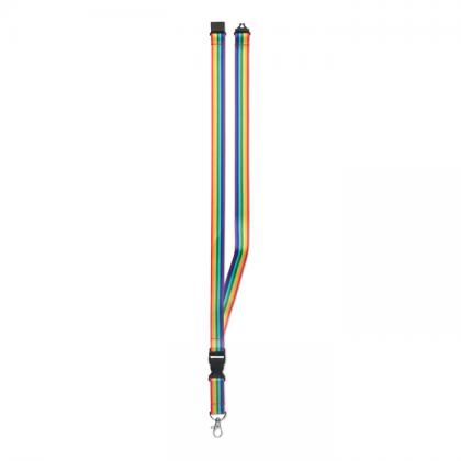 Bowyard - Rainbow Rpet Lanyard